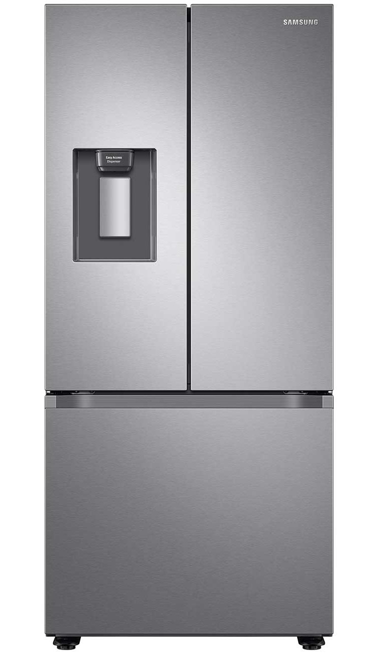  ADA 22 Cu. Ft. Fingerprint Resistant Stainless Steel Smart 3-Door French Door Refrigerator With External Water Dispenser