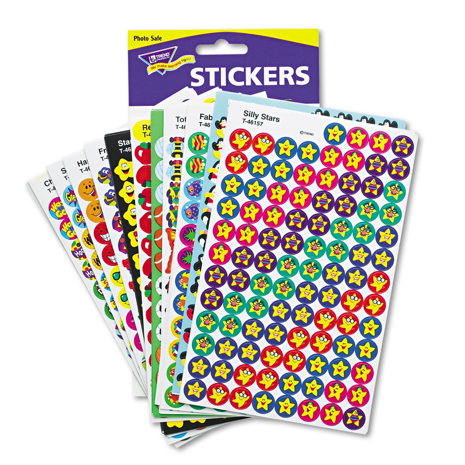 SuperSpots and SuperShapes Sticker Variety Packs by TRENDandreg; TEPT46826