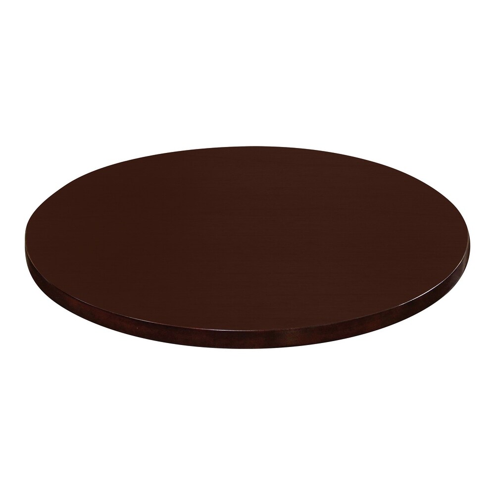 Kamil Transitional Oak Wooden Finish Lazy Susan by Furniture of America