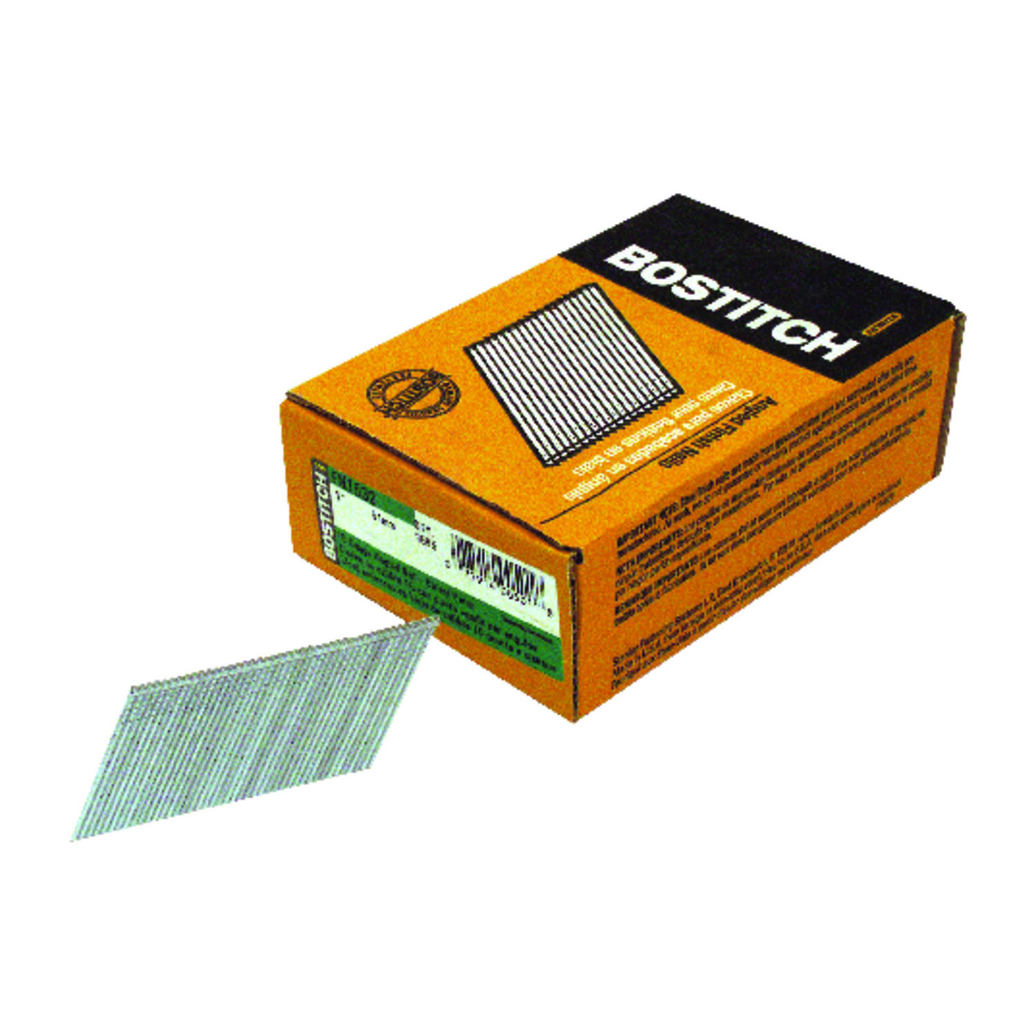 Bostitch 2 in. 15 Ga. Angled Strip Coated Finish Nails 25 deg 3655 pk