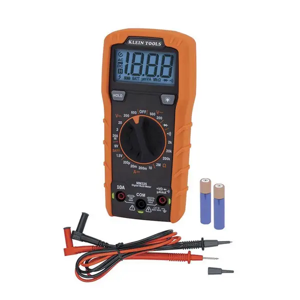 Klein Tools 600V Manual-Ranging Digital Multimeter