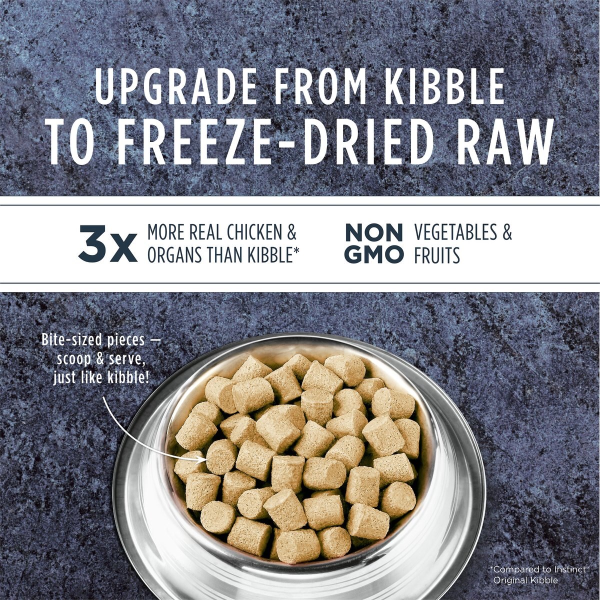 Instinct Freeze-Dried Raw Meals Cage-Free Chicken Recipe Grain-Free Dog Food