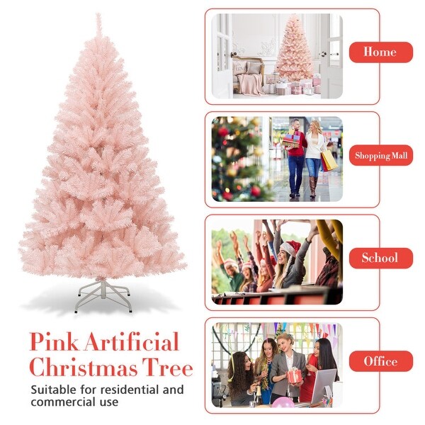 6Feet Artificial Christmas Tree Hinged Full Fir Tree