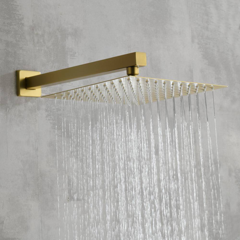 FORCLOVER Single-Handle 1-Spray Tub and Shower Faucet in Gold (Valve Included) GeYSWNK48