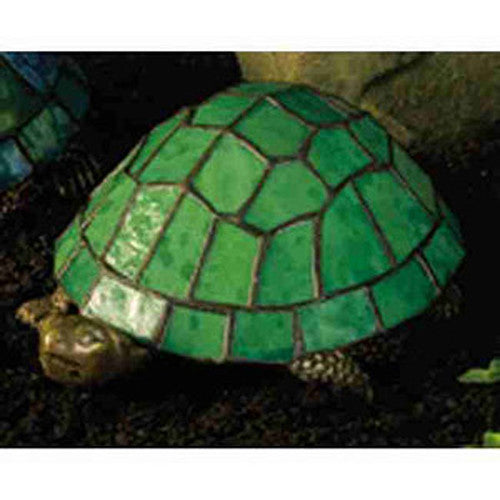 Meyda  10750 Turtle Stained Glass /  1 Light Accent Table Lamp - 