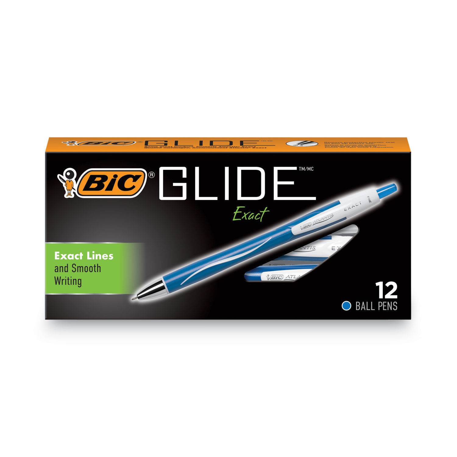 GLIDE Exact Ballpoint Pen by BICandreg; BICVCGN11BE