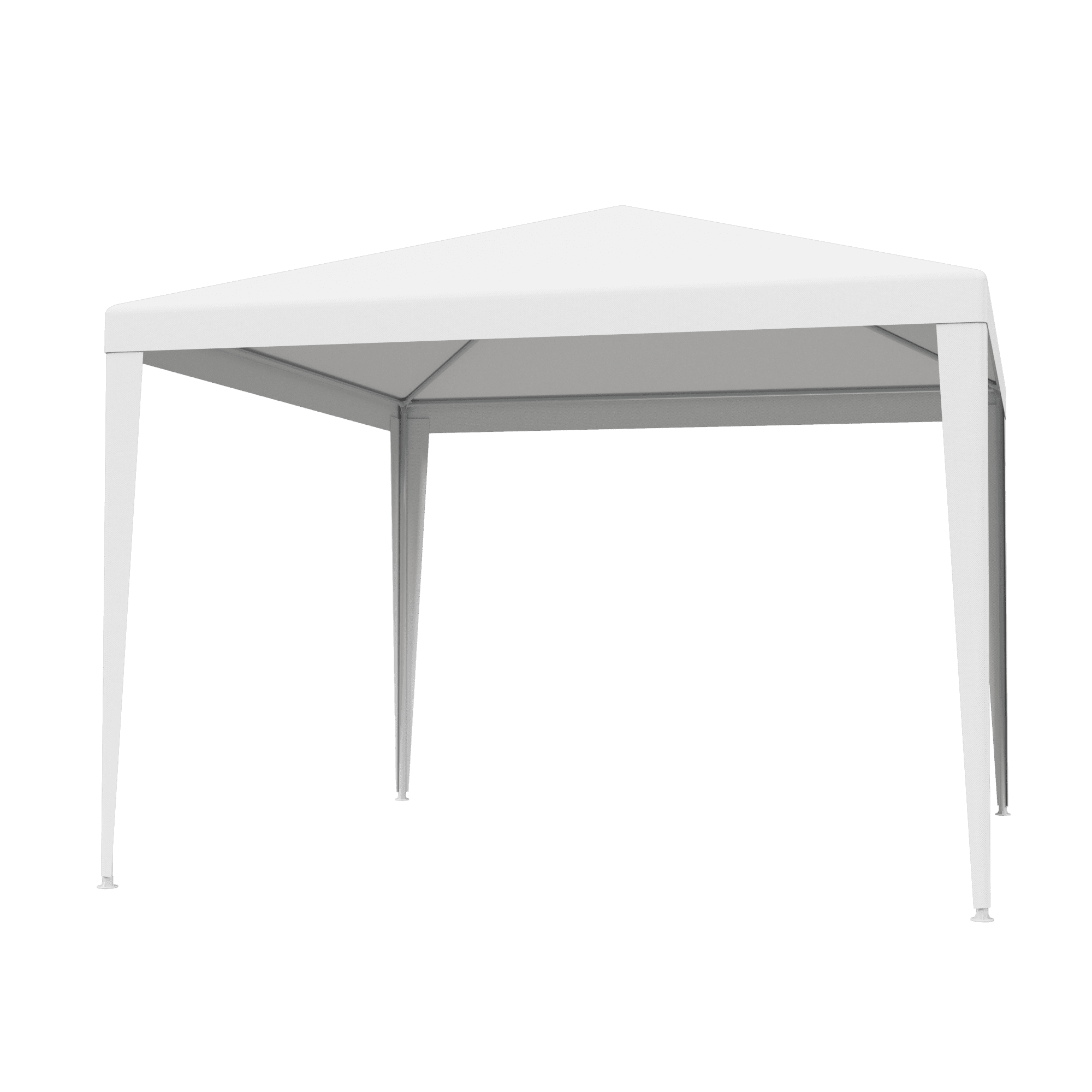 Outdoor Wedding Party Tent Waterproof Gazebo Canopy White - 2 x Walls w/Windows + 2 x Solid Walls, 10 x 10'