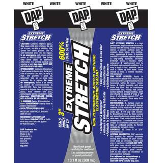 DAP Extreme Stretch 10.1 oz. White Premium Crackproof Elastomeric Sealant (12-Pack) 7079818715