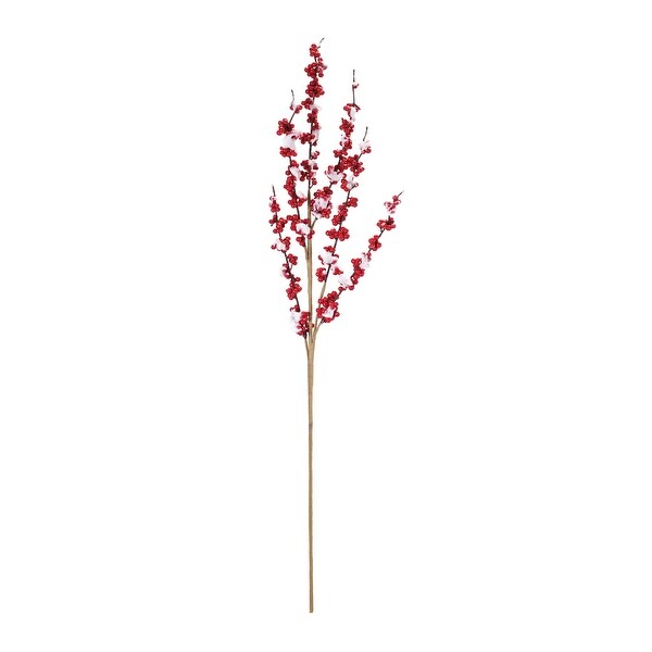 Flocked Berry Twig Spray (Set of 12)