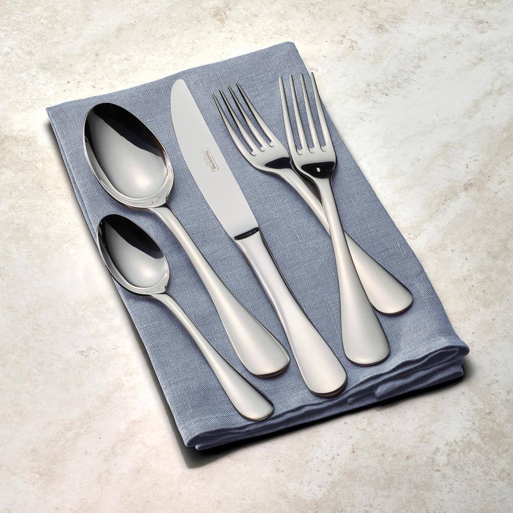 Tramontina Classic 45-Piece 1810 Stainless Steel Flatware Set 80322003DS