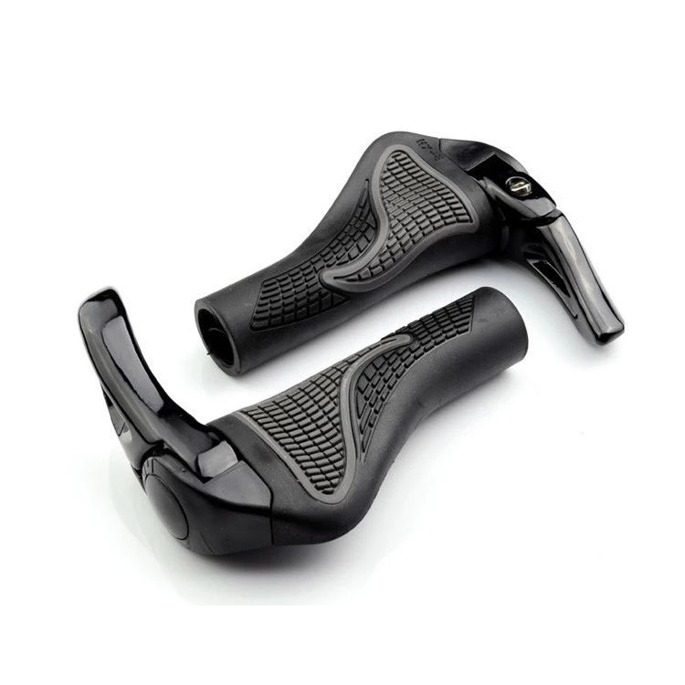 Bar ends Handlebars Rubber Grips   Aluminum Barend Handle bar Ergonomic grip bike Lockable Handlegrip rubber grip