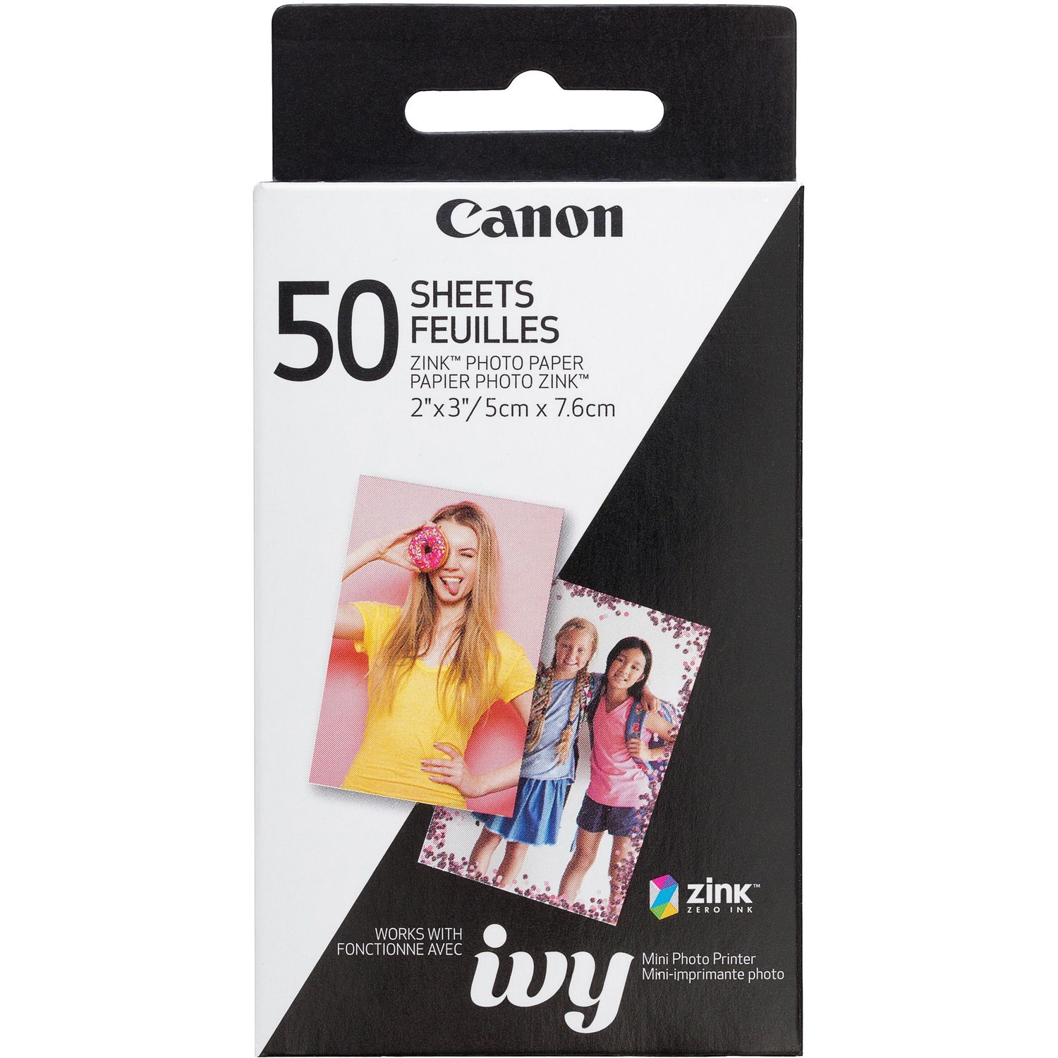 Zero Ink (ZINK) Photo Paper - White by Canon， Inc CNMZINCPAPER50