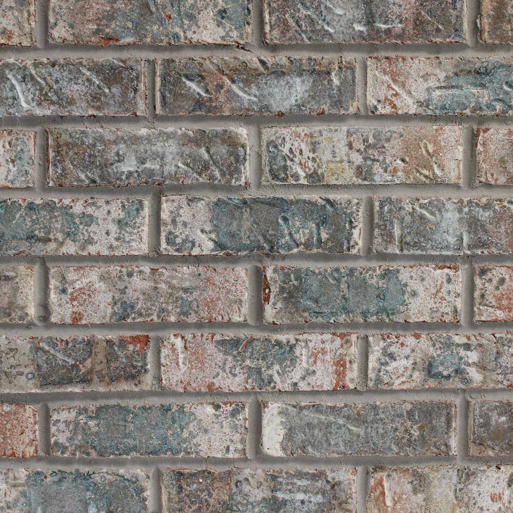 Old Mill Brick 28 in. x 10.5 in. x .0.5 in. Brickwebb Herringbone Seaside Thin Brick Sheets (Box of 4-Sheets) BWH-370050CS