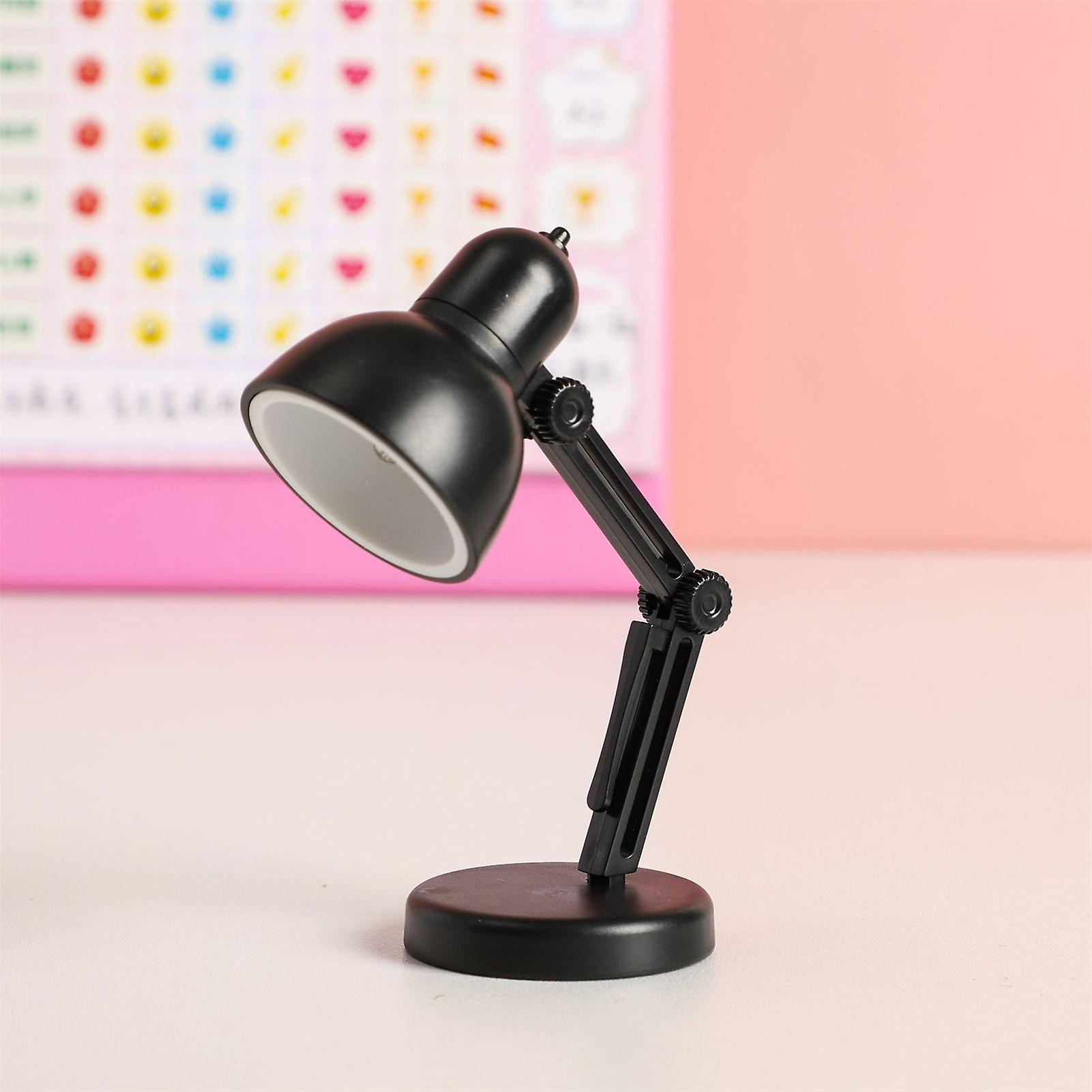 Led Table Lamp Folding Desk Lamp Night Light with Detachable Magnetic Base Adjustable for Home Office Reading Black