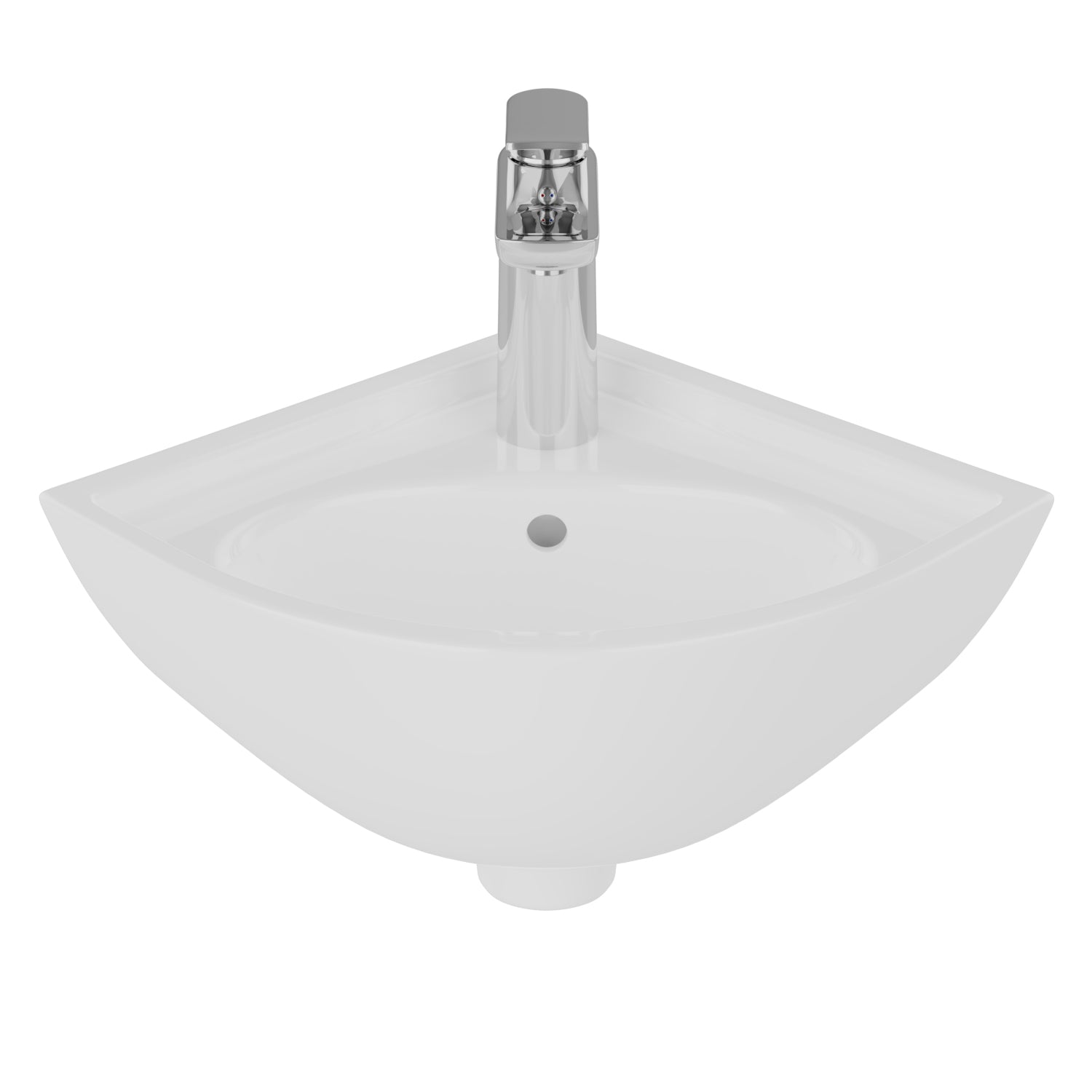 Petite Corner Wall-Hung Basin