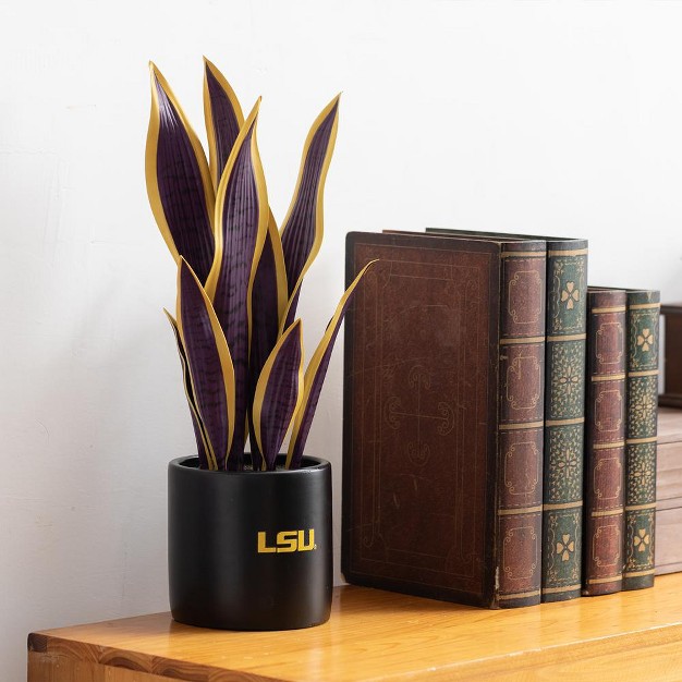 Forever Leaf Lsu Faux Snake Plant， Indoor Artificial Plant For Home Decor