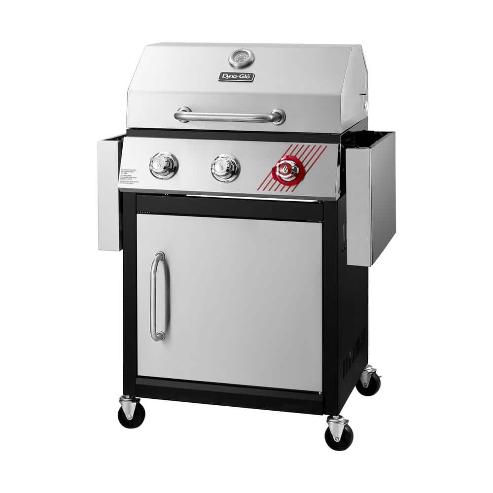 Dyna-Glo 3-Burner Propane Gas Grill in Stainless Steel with TriVantage Multifunctional Cooking System DGF371CRP-D