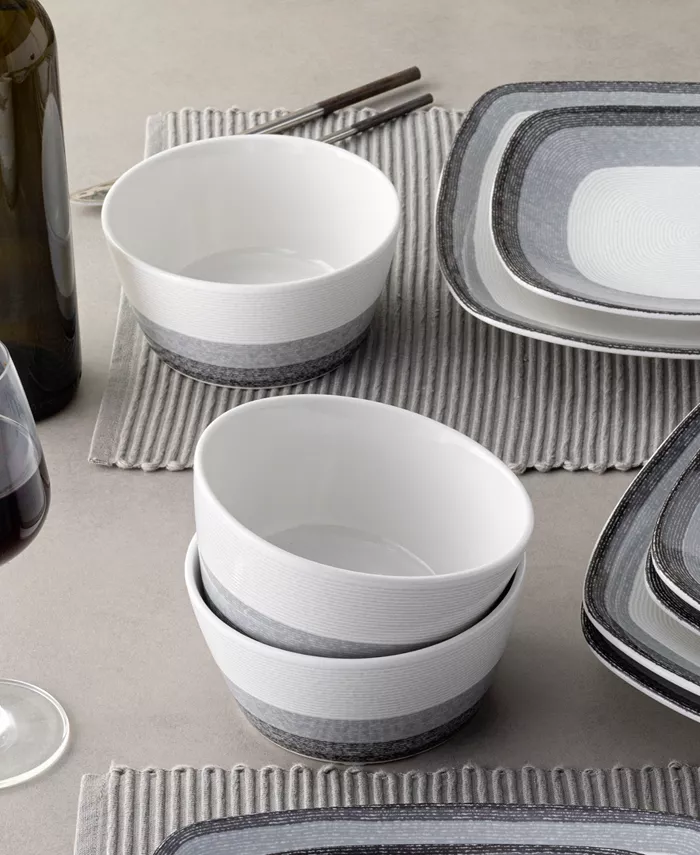 Noritake Colorscapes Layers 12 Piece Square Dinnerware Set