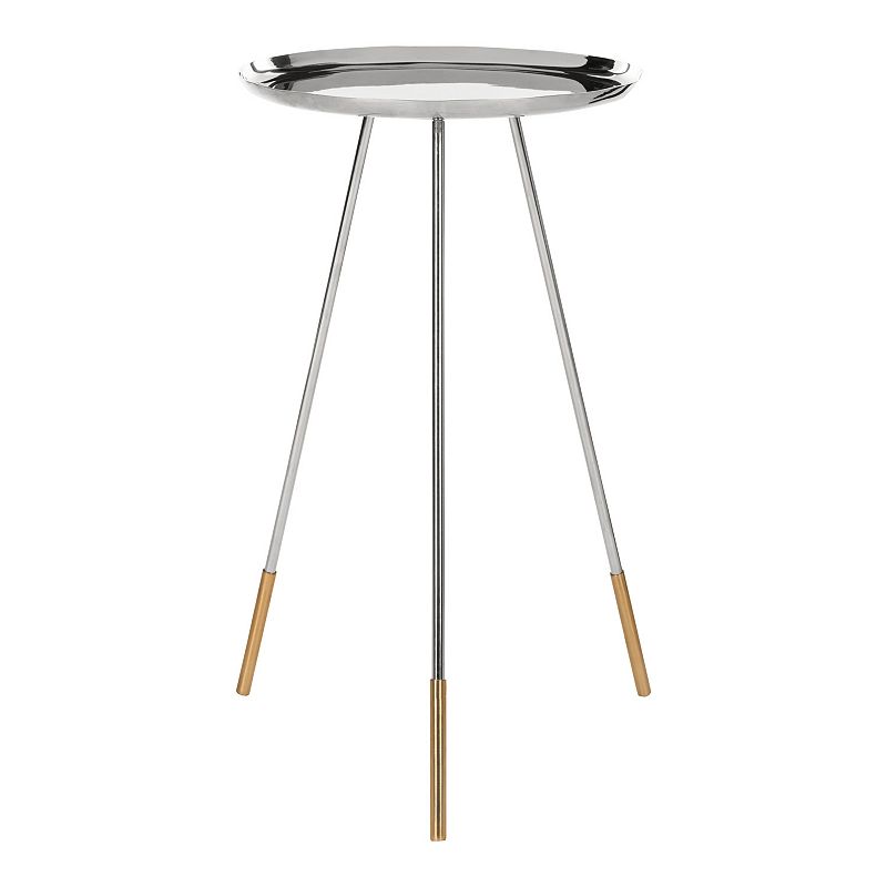 Safavieh Calix Tri-Leg Contemporary Glam Side Table