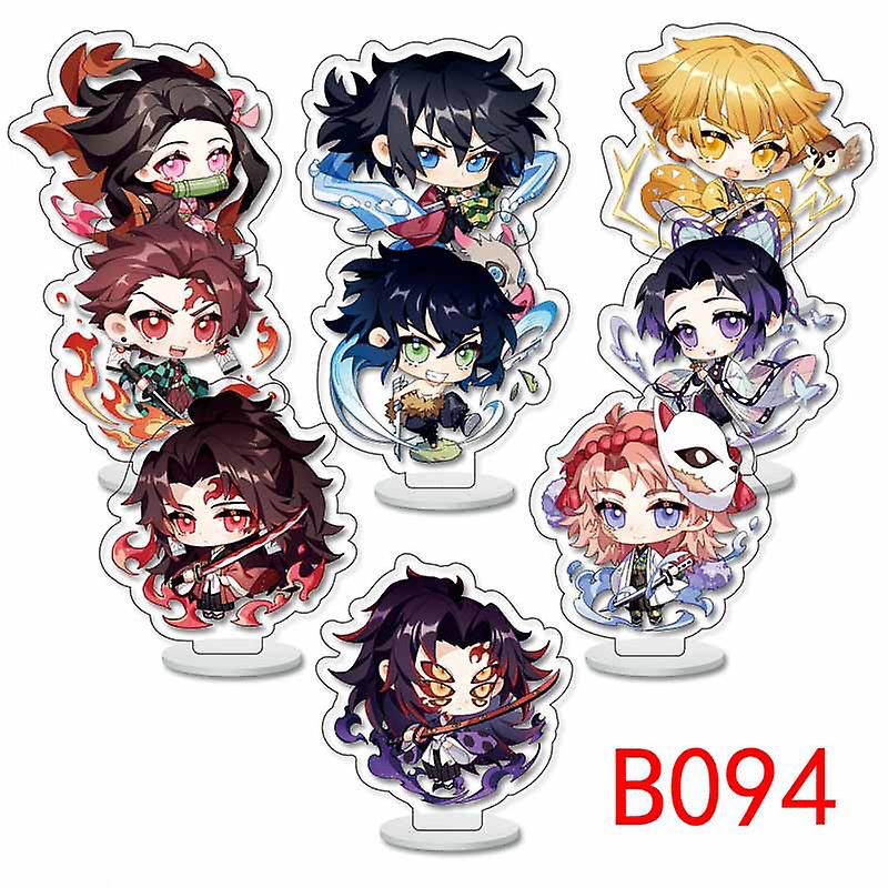 9pcs/set Anime Demon Slayer Acrylic Stand Model Kimetsu No Yaiba Tanjirou Nezuko Figure Decoration Action Plate Toys，demon Slayer11