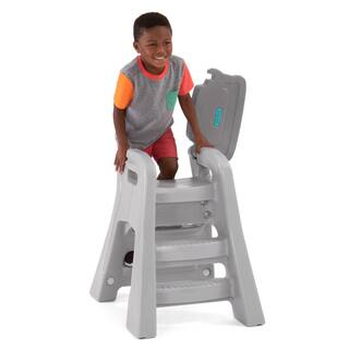 Simplay3 Gray Booster Kids Dining Chair 421010-01