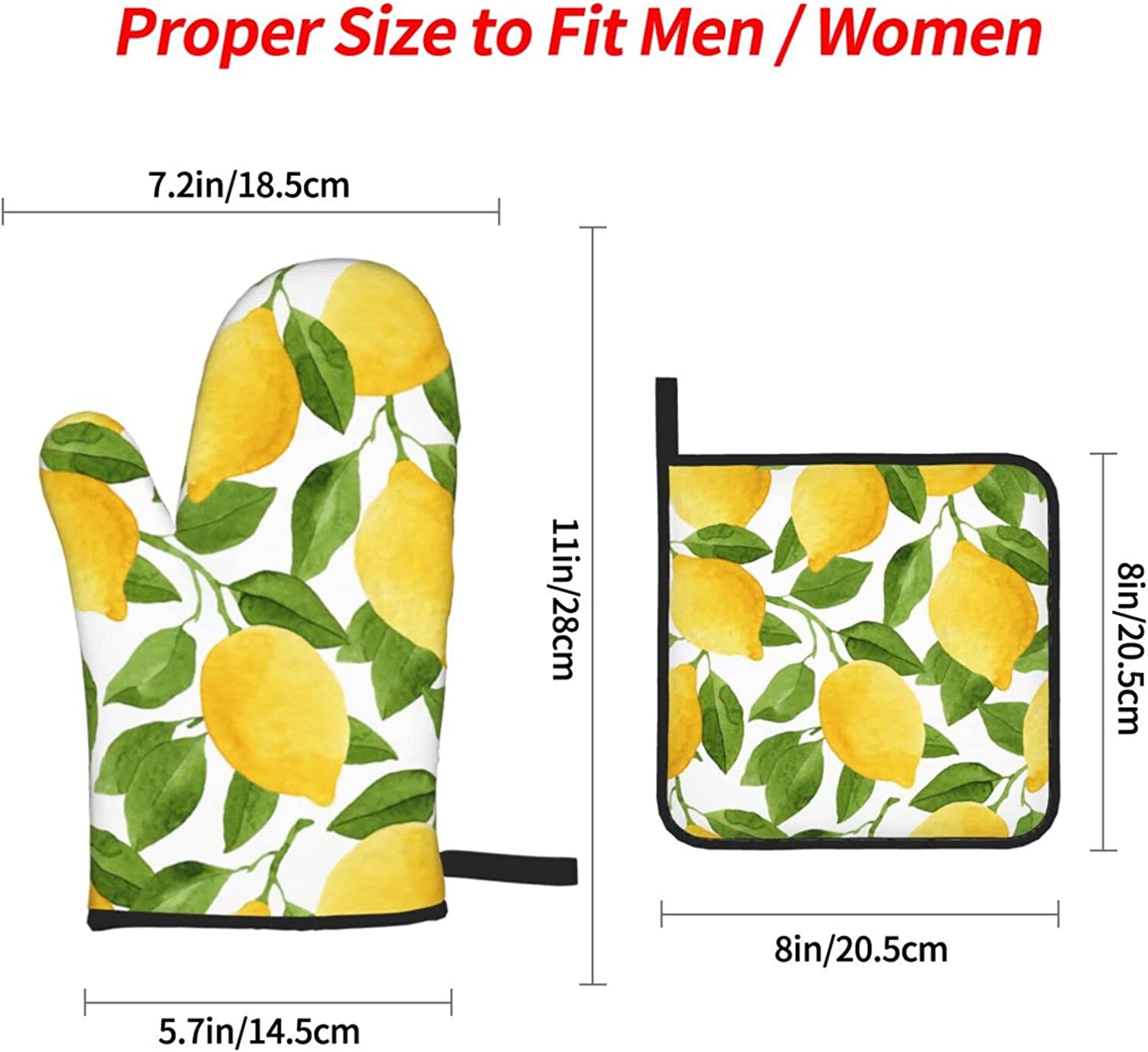 Sunflowers On Board Oven Mitts and Pot Holders Sets of 4 High Heat Resistant Summer Flowers Vintage Oven Mitts with Oven Gloves and Hot Pads Potholders for Kitchen BBQ Non-Slip Cooking Mi