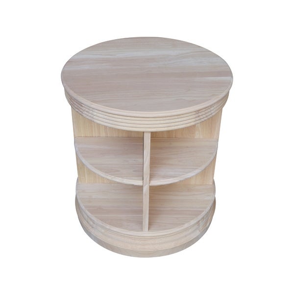 Library Round End Table