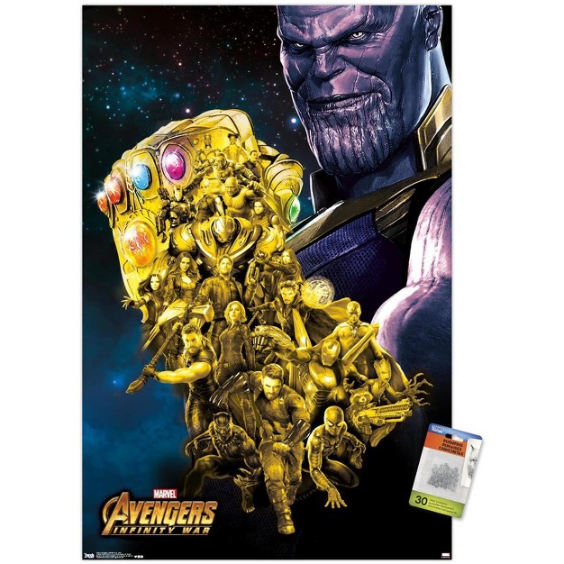 Trends International Marvel Cinematic Universe Avengers Infinity War Fist Unframed Wall Poster Prints