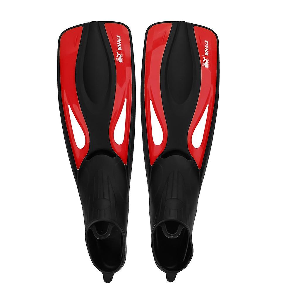 WHALE 1 Pair Adults Water Sports Snorkeling Diving Rubber Swimming Foot Fins (S)