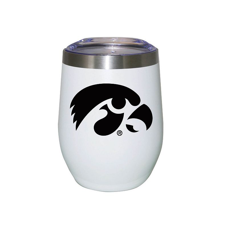 Iowa Hawkeyes 12oz. Logo Stemless Tumbler