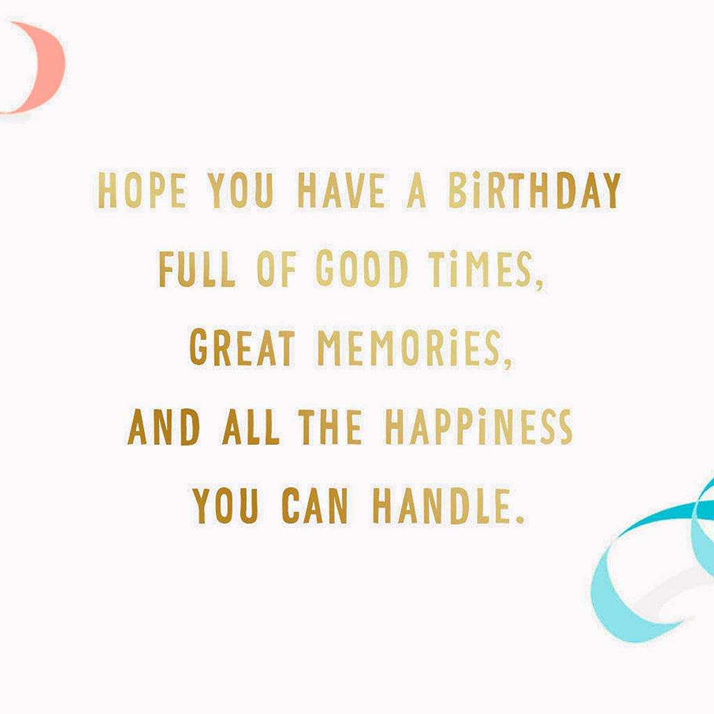 Hallmark  A Million Happy Moments Video Greeting Birthday Card