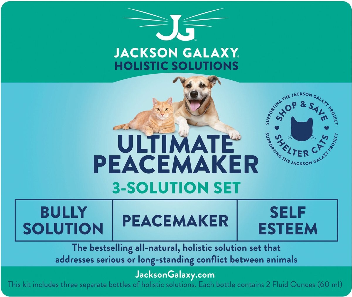 Jackson Galaxy Solutions Solutions Ultimate Peacemaker Aromatherapy Set for Dogs and Cats