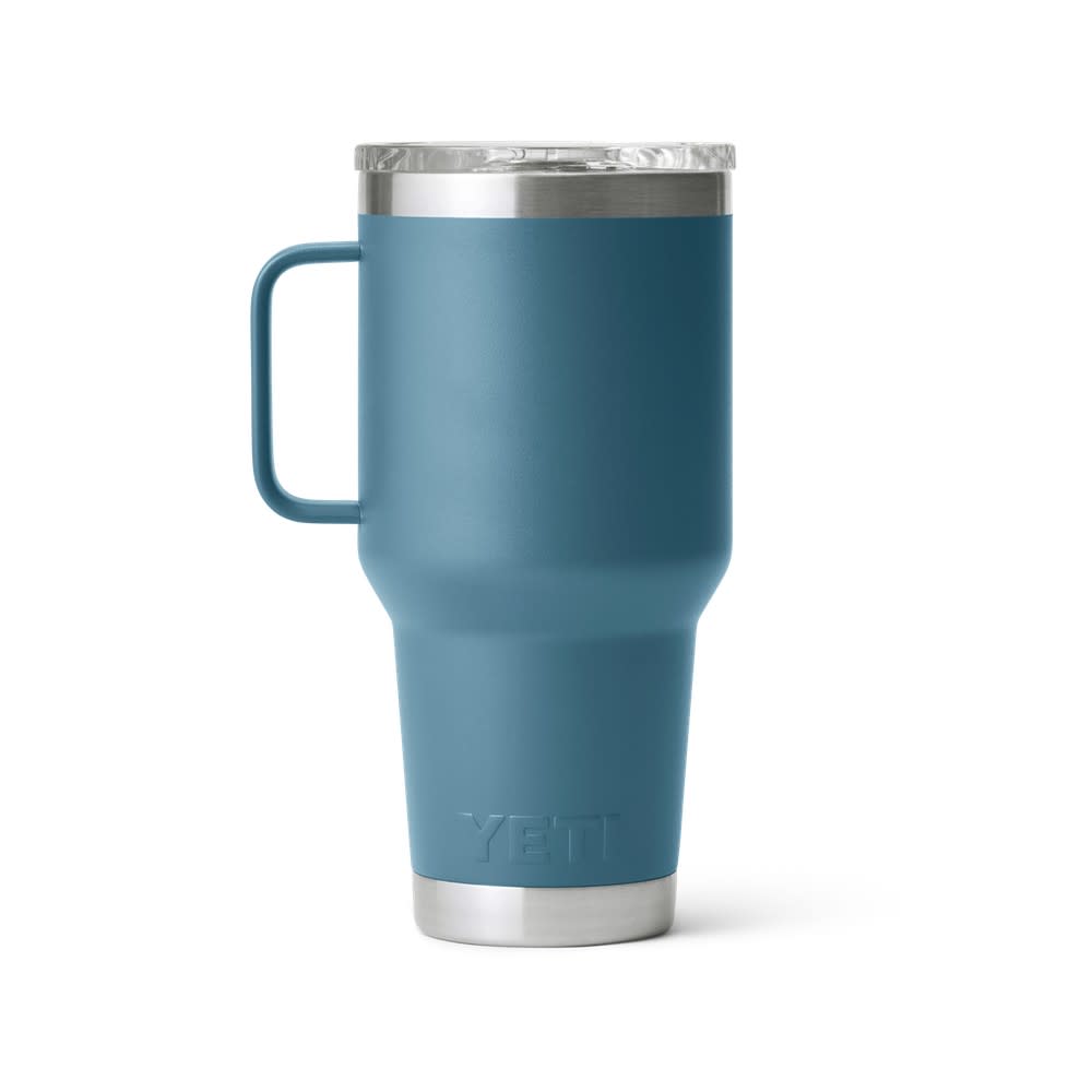 Yeti Rambler 30oz Travel Mug with Stronghold Lid Nordic Blue