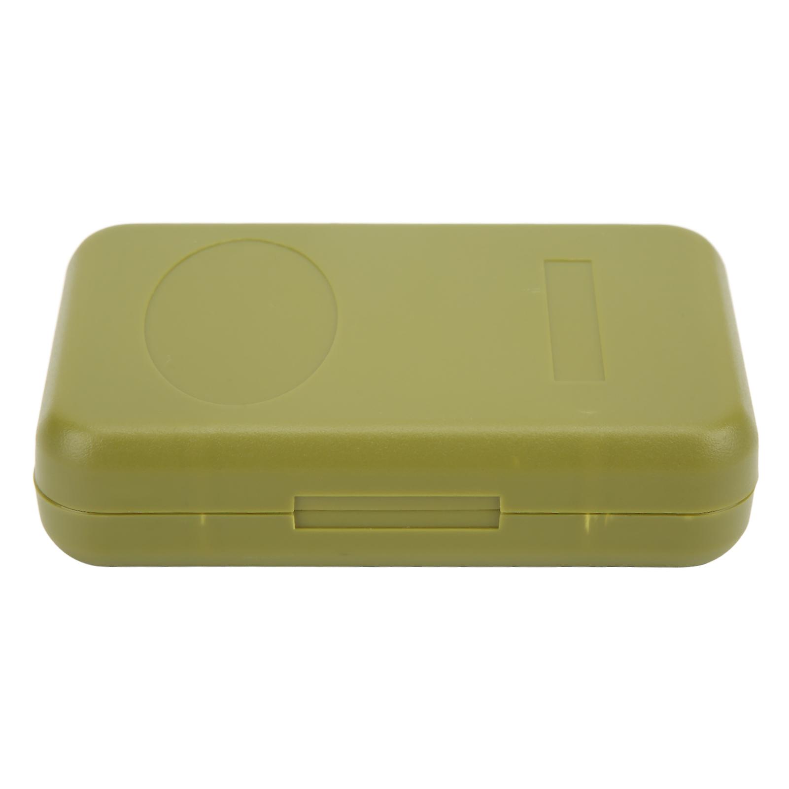 Multipurpose Fly Fishing Lure Box With Magnetic Buckle Portable Double Sided Fly Fishing Box Large Size Green