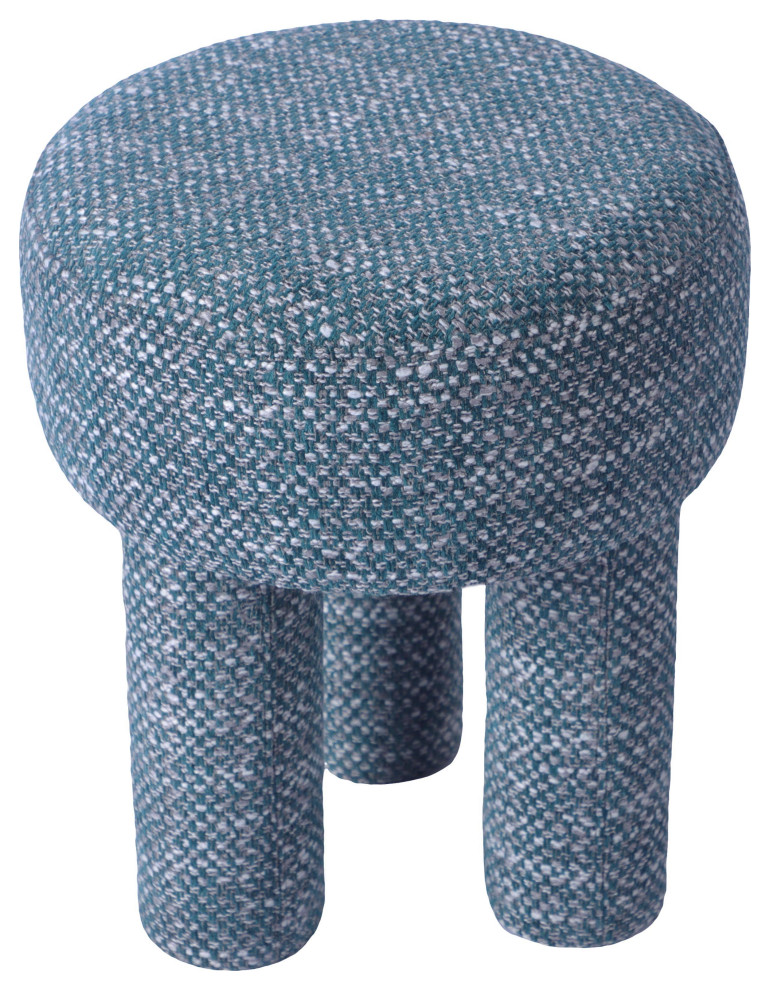 Claire Knubby Stool   Contemporary   Footstools And Ottomans   by TOV Furniture  Houzz