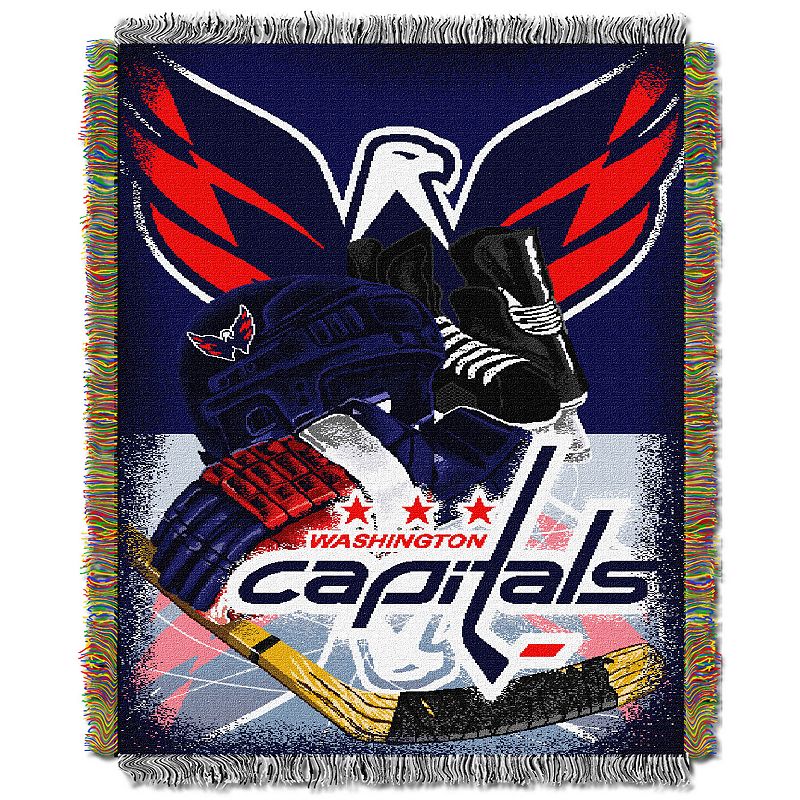 Washington Capitals Home Ice Advantage Throw Blanket