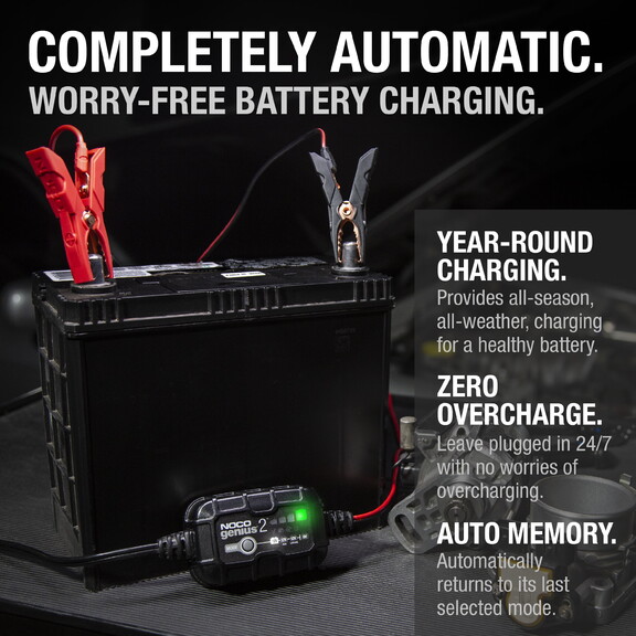 NOCO GENIUS2 NOCO GENIUS2 6V/12V 2A Smart Battery ...