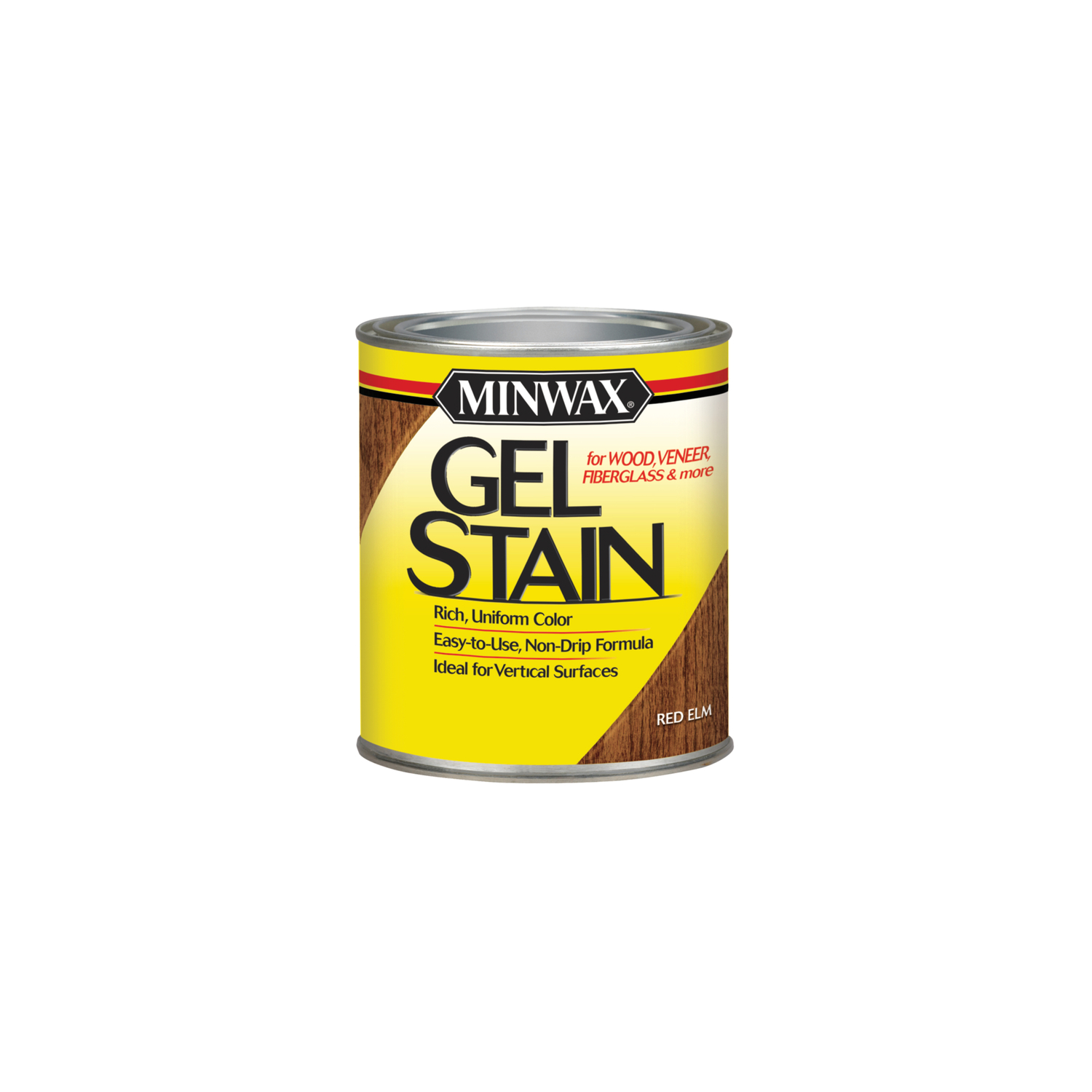 Minwax Gel Stain Semi-Transparent Red Elm Oil-Based Gel Stain 0.5 pt