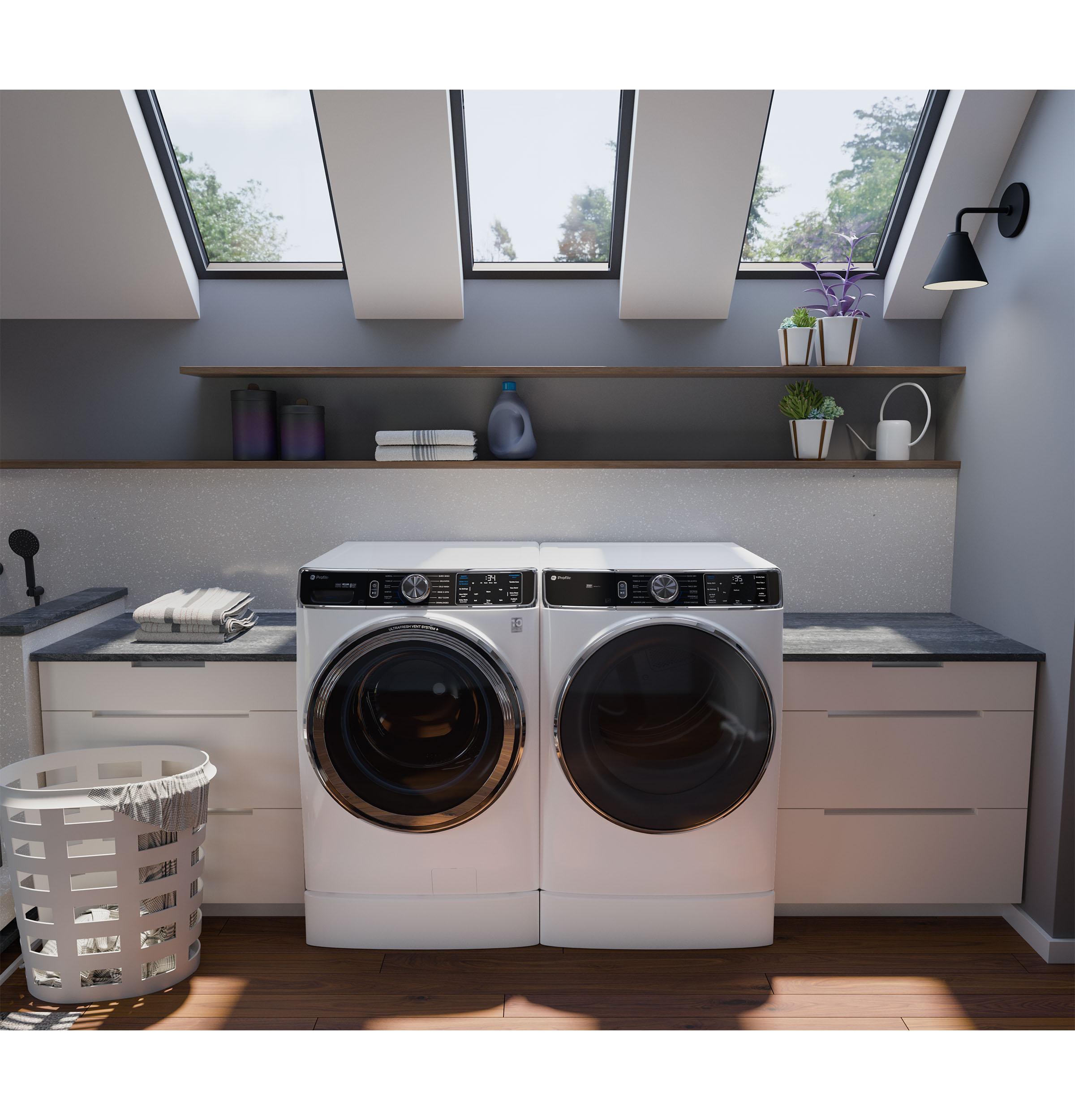 Ge Appliances PFW870SSVWW Ge Profile™ 5.3 Cu. Ft. Capacity Smart Front Load Energy Star® Washer With Ultrafresh™ Vent System+ With Odorblock™