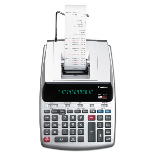 Canon MP11DX-2 Printing Calculator， Black/Red Print， 3.7 Lines/Sec (2198C001)