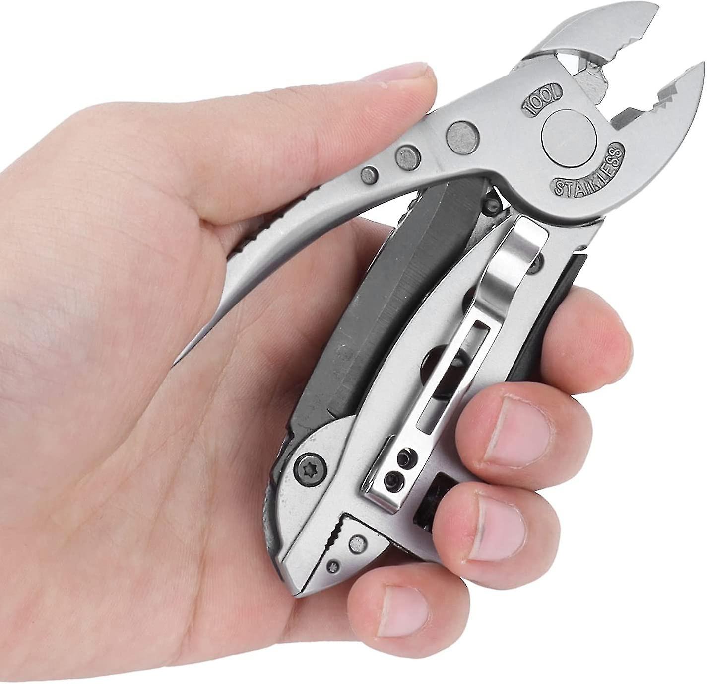 Multitool Wrench Portable Tool Folding，adjustable，stainless Steel Tool Pliers