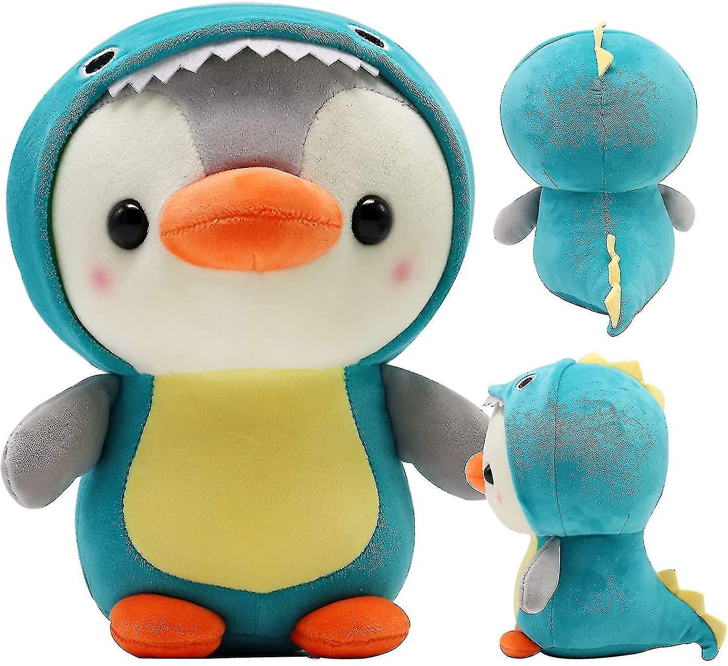 8 Inch Cute Dinosaur Penguin Plush Pillow Plush Toy Valentine's Day Christmas Gift_y