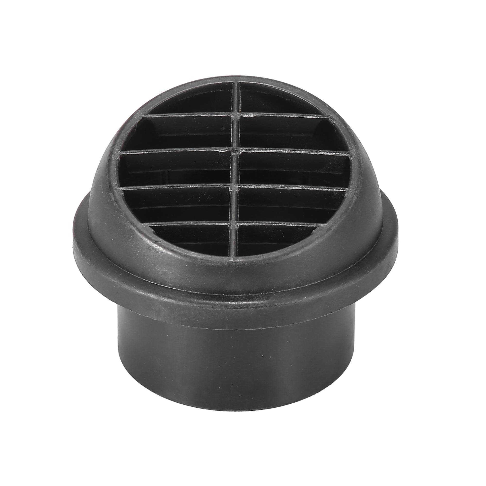 90mm Car Universal Black Air Conditioning Warm Air Vent Deflector Outlet Louvered for Vehicle Mushroom Type