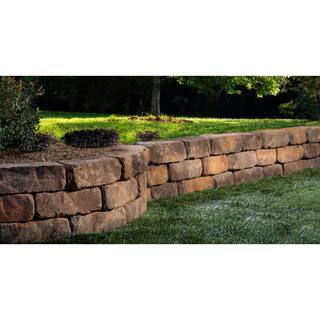 Oldcastle Beltis 4 in. x 11 in. x 6 in. Harvest Blend Concrete Retaining Wall Block Pallet (140-PiecesPallet) 16253173