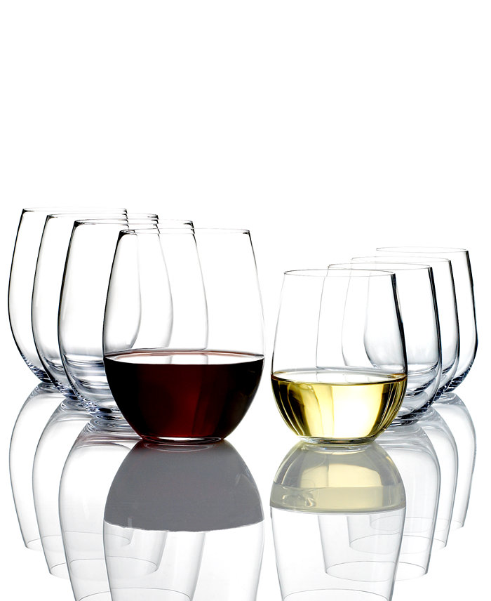 Riedel O Cabernet and Chardonnay Wine Glasses 8 Piece Value Set