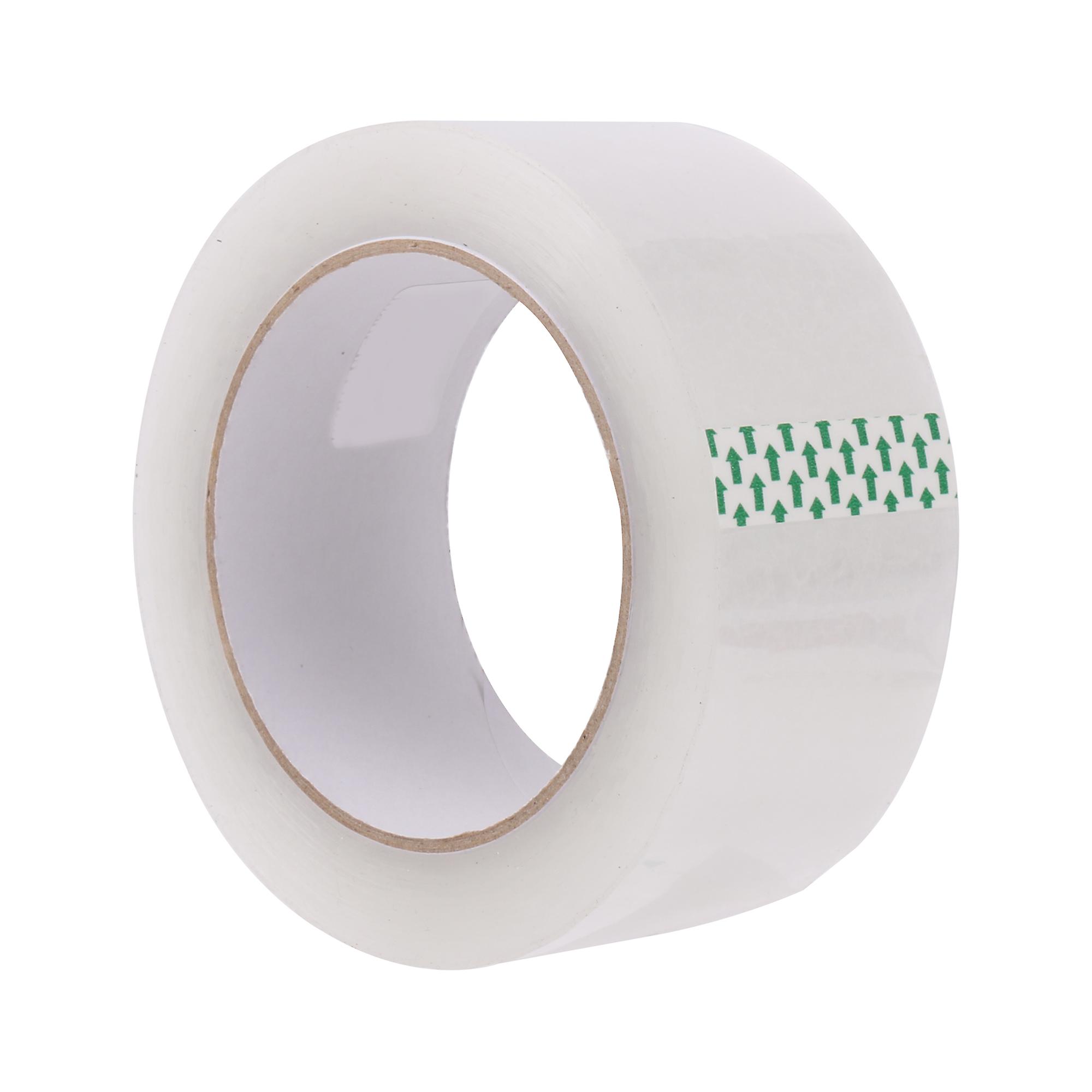 Carton Sealing Tape for Repair Patching 1.77Inch x 0.59Inch Transparent Color