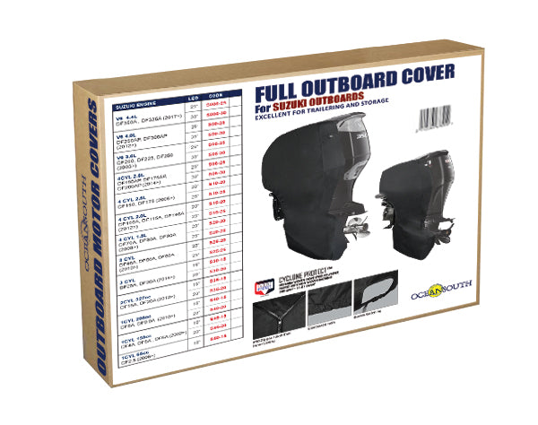 Oceansouth Heavy Duty Full Cover for Suzuki Outboard 30