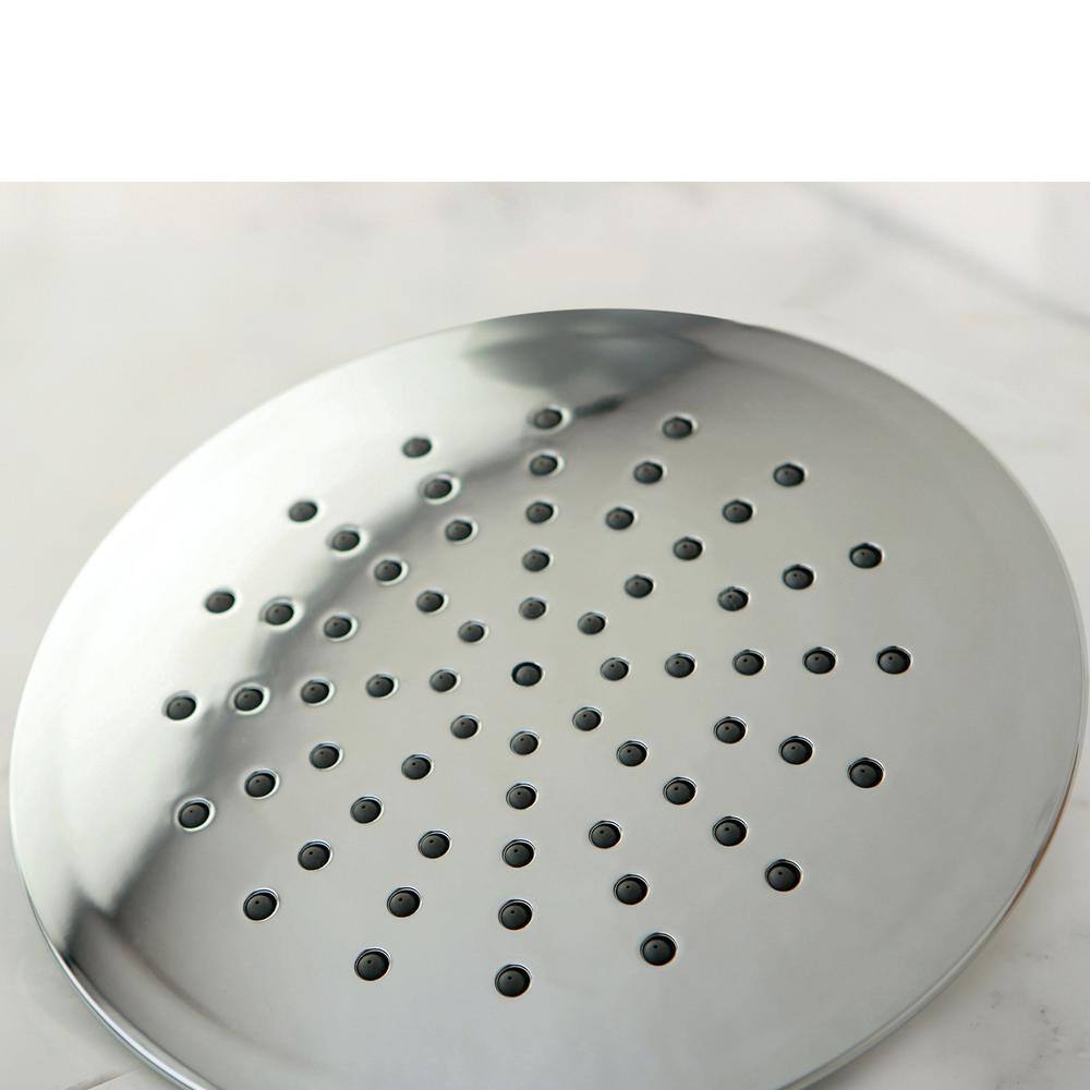 Kingston Brass 1-Spray 7 in. Single Wall Mount Fixed Rain Shower Head in Polished Chrome HKX671