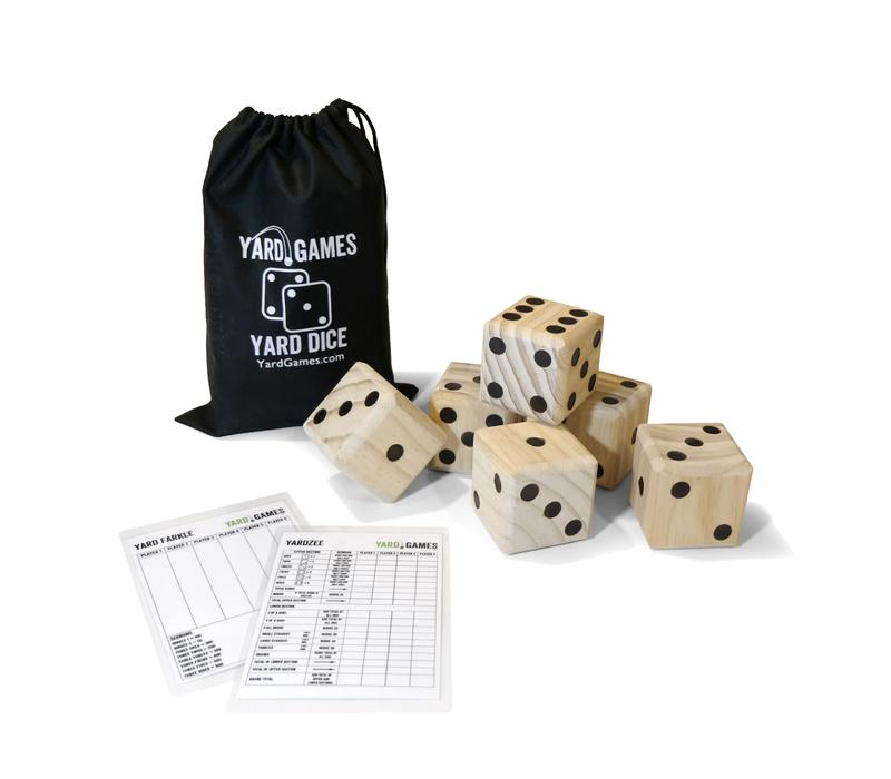 Wooden Outdoor Yard Dice