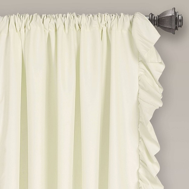 Light Filtering Reyna Curtain Panels Ivory Lush D cor